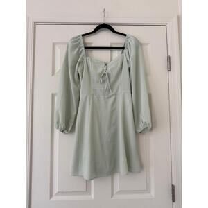Abercrombie Mint Green Corset Bodice Dress small